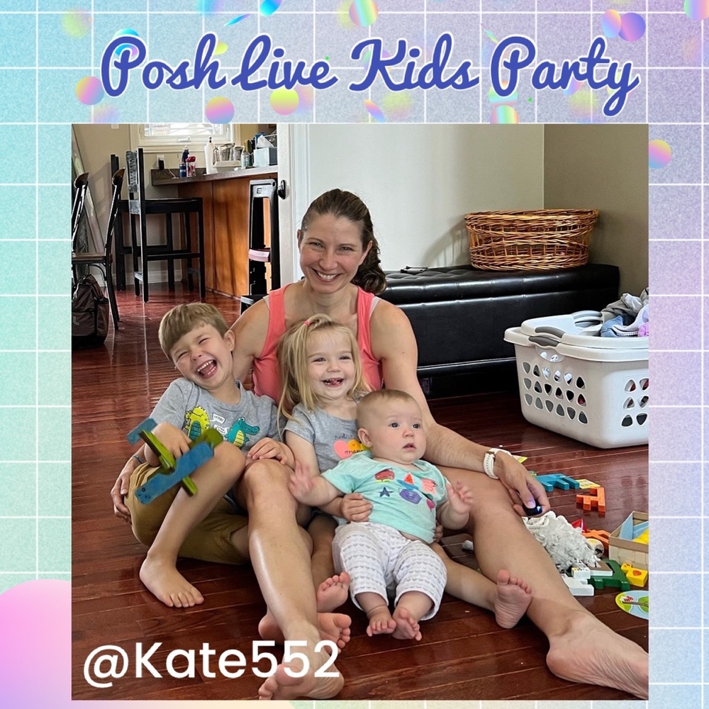 🦋Kids Live Posh Party! Like to be notified when I do a live kids show